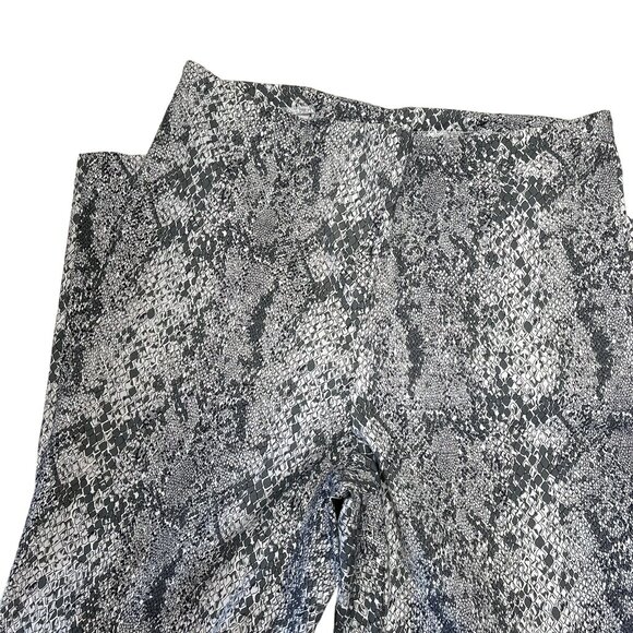 Soft Works Women Snake Print Pull on Skinny Pant SZ 14 Stretch Comfort Bussines - Picture 8 of 11